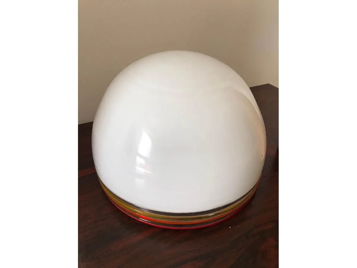 Febo table lamp in marble and glass (1970s), Leucos 4