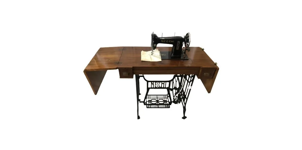 Vintage folding sewing machine (1930s), Necchi image