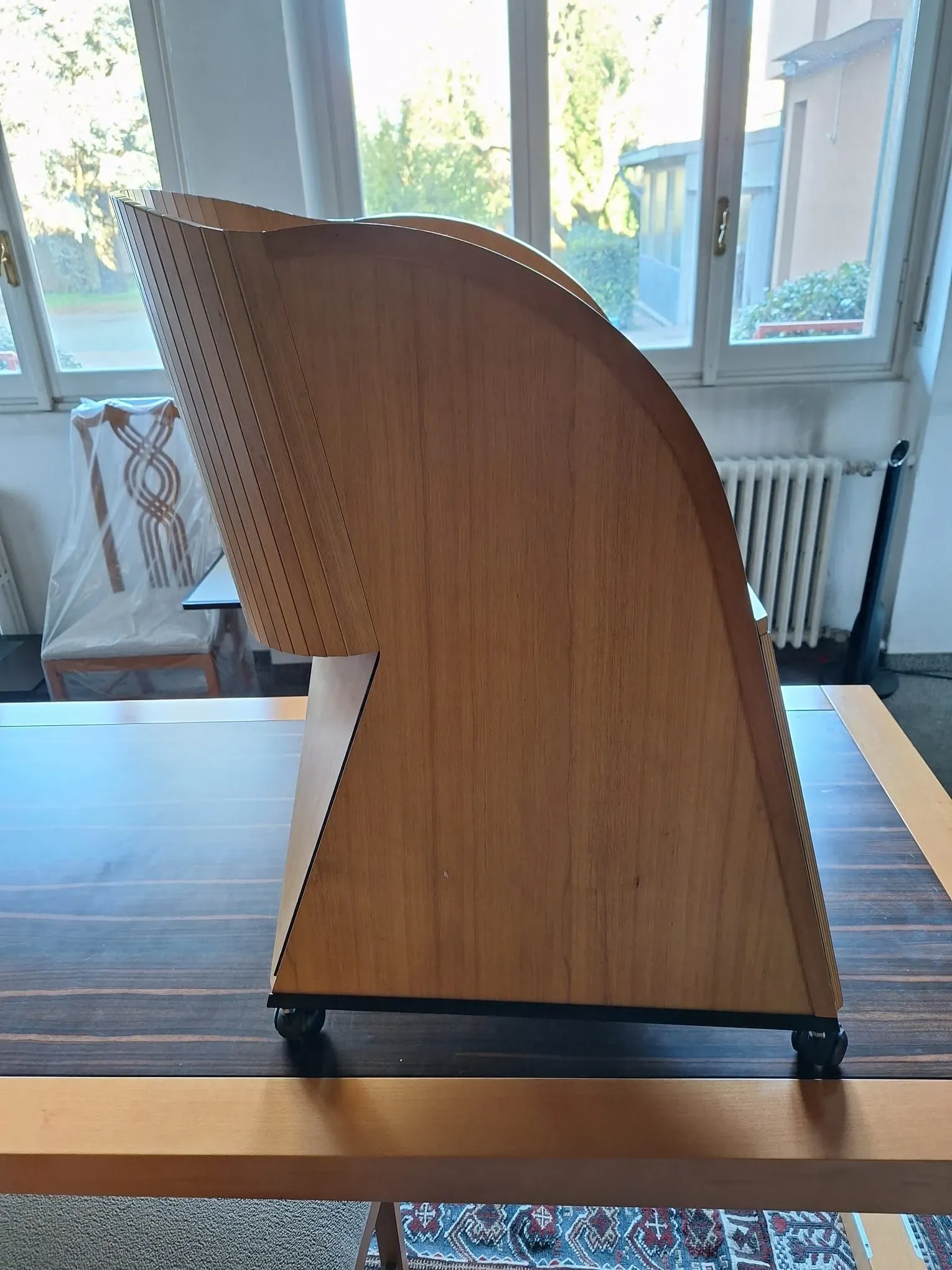 Poltrona pieghevole Matrix in legno, Giorgetti 3