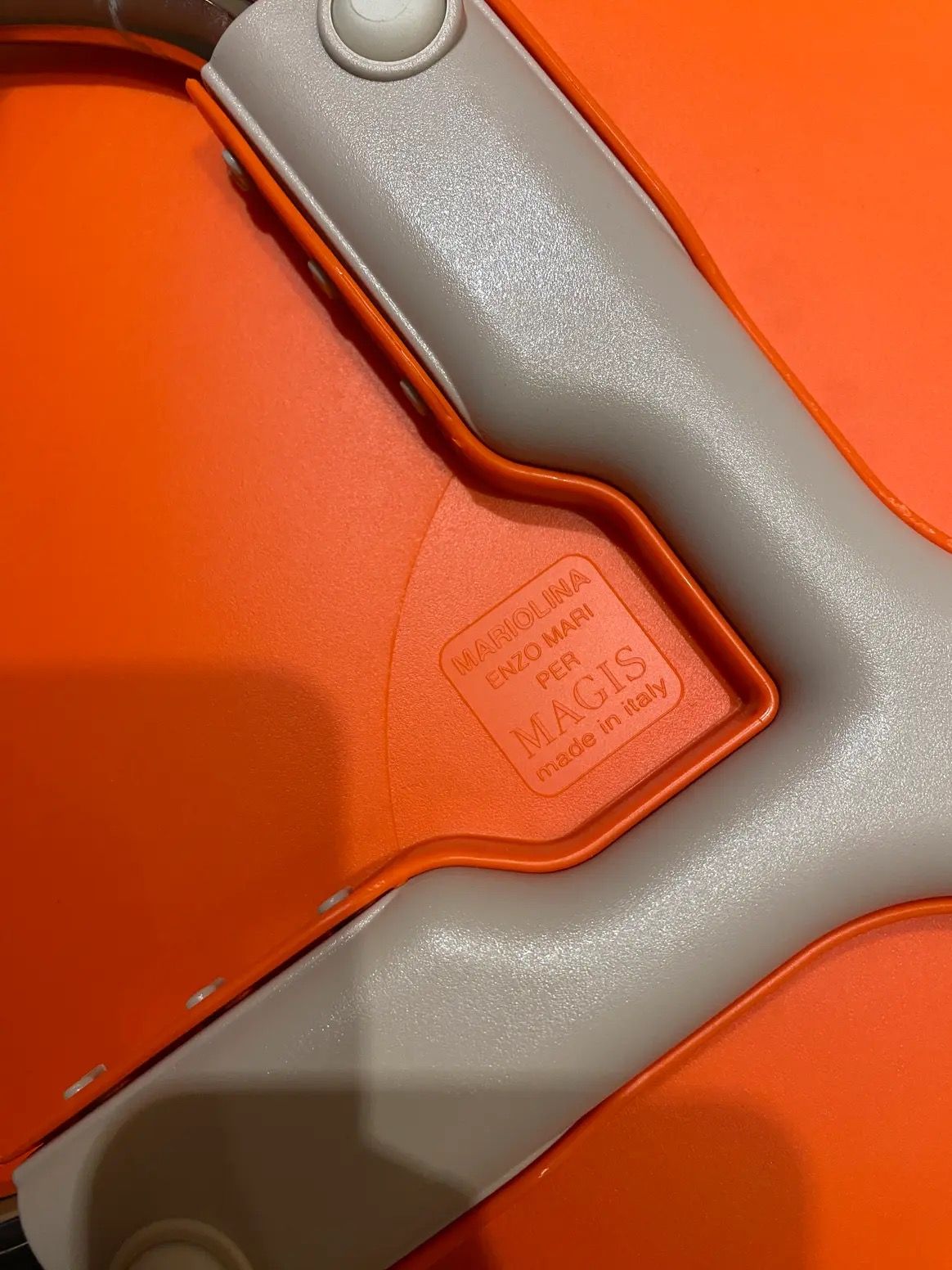 Set of 4 stackable Mariolina chairs by Enzo Mari Brand