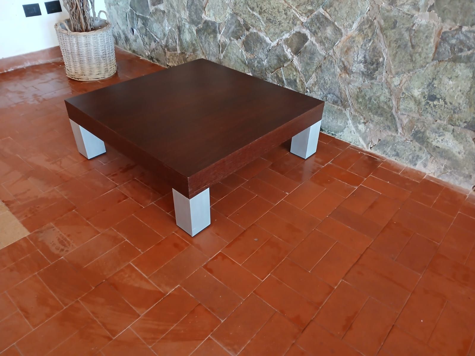 Classic Square Coffee Table by Afra and Tobia Scarpa Main