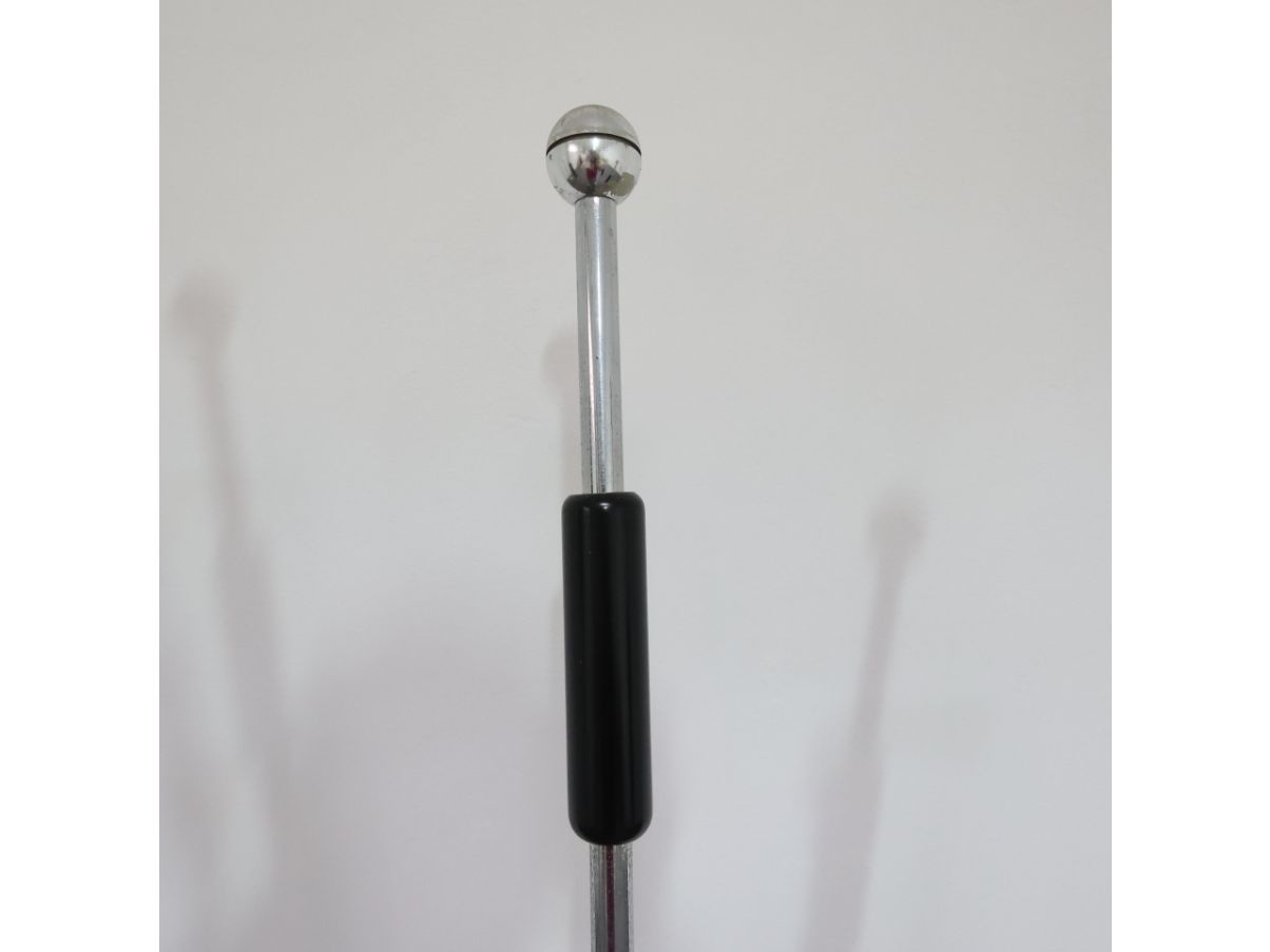 Wandgarderobe aus Stahl und Travertin im 70er Jahre Stil Optional7