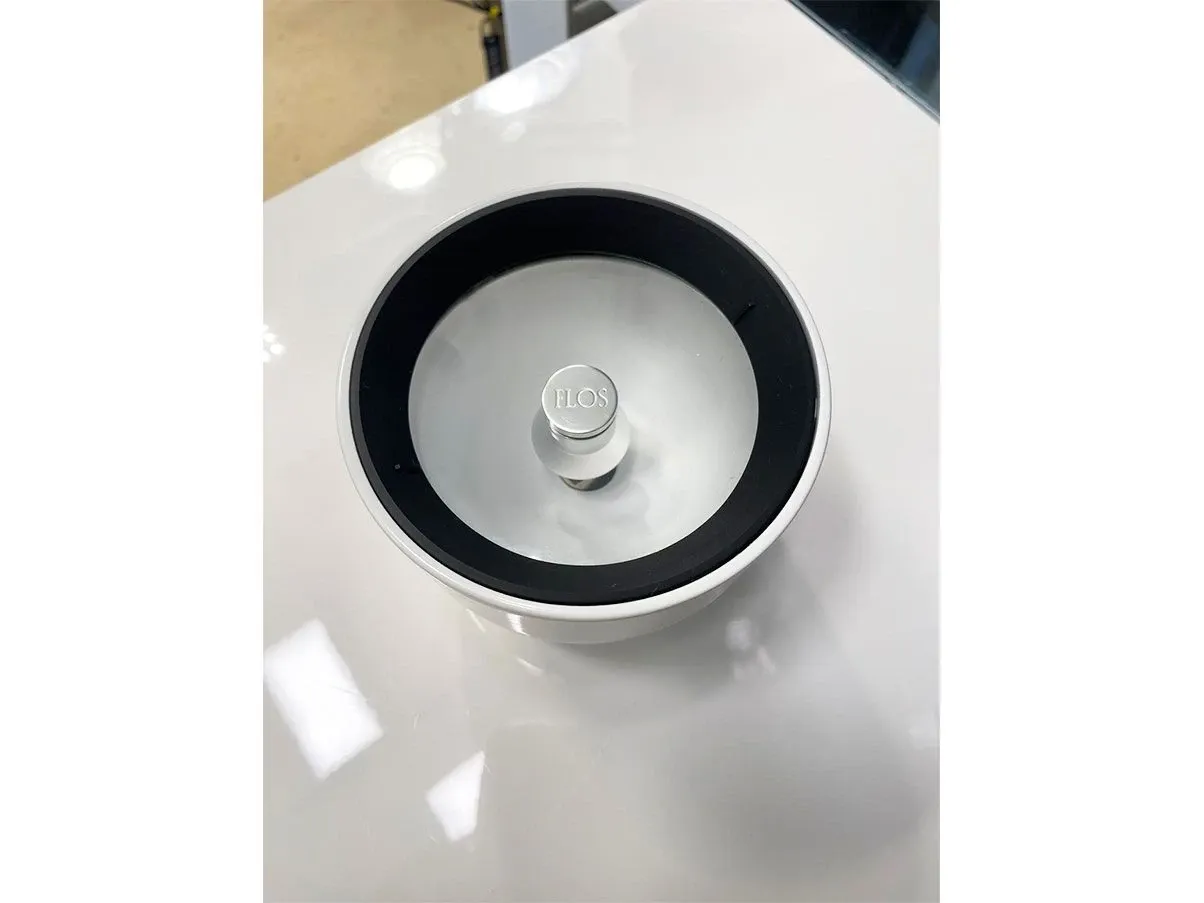 Lampada da parete/soffitto Wan C/W alluminio (bianco), Flos 