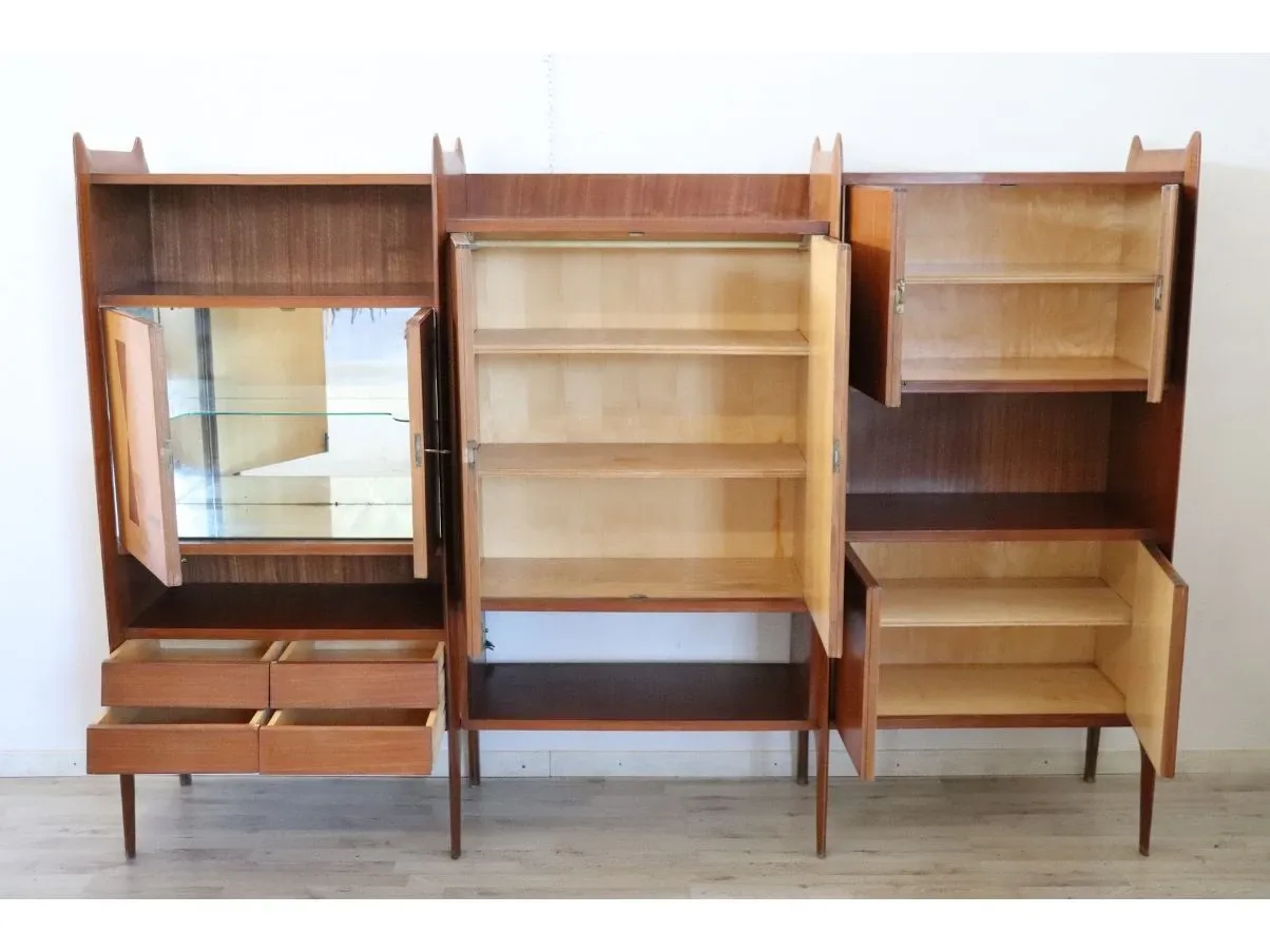 Mobile vintage in legno di teak (anni '60),  4