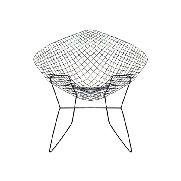 Diamond 705 chair by Harry Bertoia (black), Alivar image