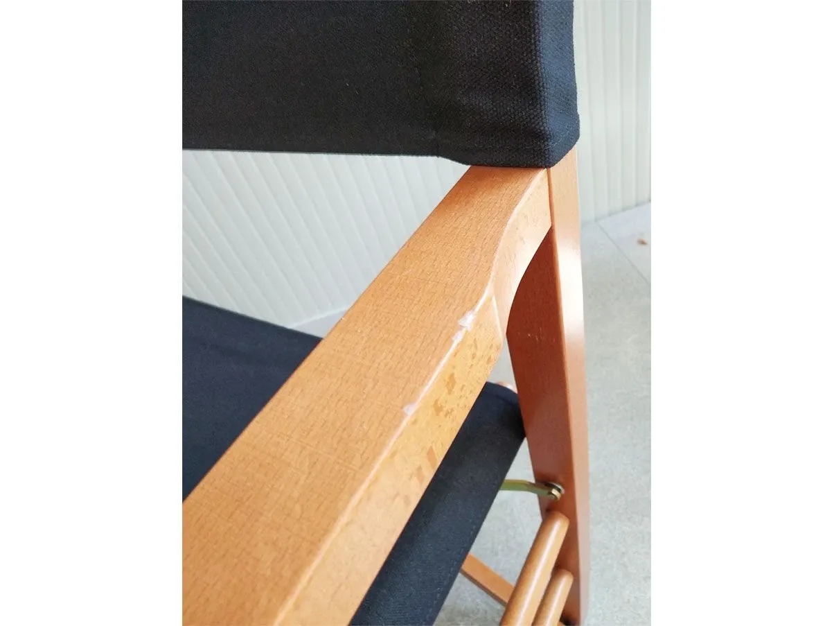 Montecarlo folding chair in fabric (blue), Del Fabbro 4