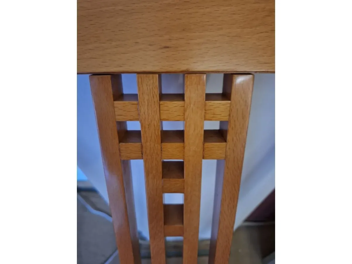 Set of 2 Gallery 80 chairs in blue beech, Giorgetti 4
