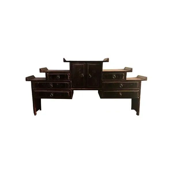 Tibetan wooden temple sideboard, La Maison Coloniale image