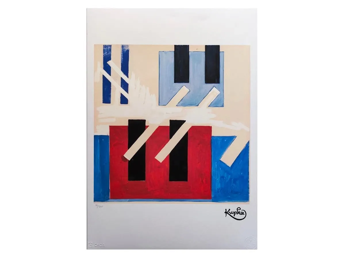Litografia vintage František Kupka edizione limitata (anni'70), 6