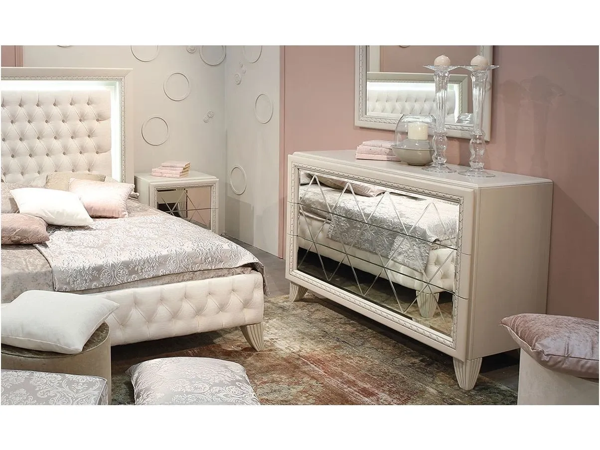 Chest of drawers with 3 drawers and mirrors, Betamobili 1