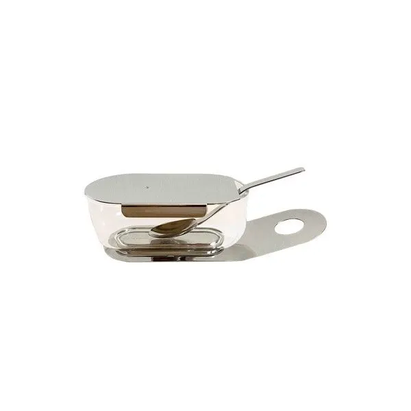 Joe Colombo cheese bowl in steel, Design Memorabilia image