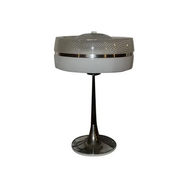 Space Needle Acrylic Glass and Steel Table Lamp (1960s), image