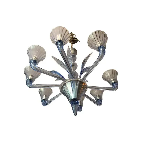 8-arm Murano glass chandelier; Barovier & Toso image