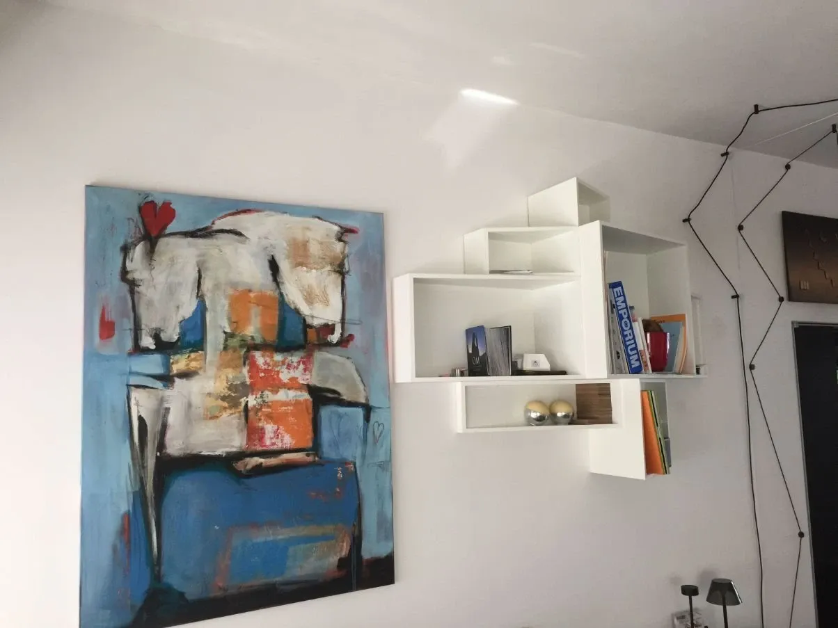 Weiße Riva Bücherregal 3