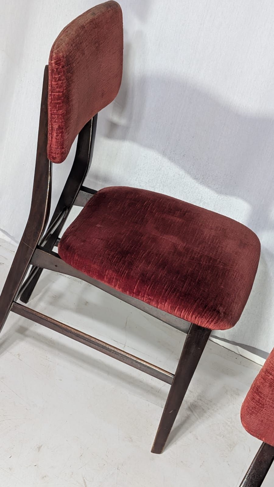 Set aus 6 Vittorio Dassi Stühlen (1950er Jahre) Details