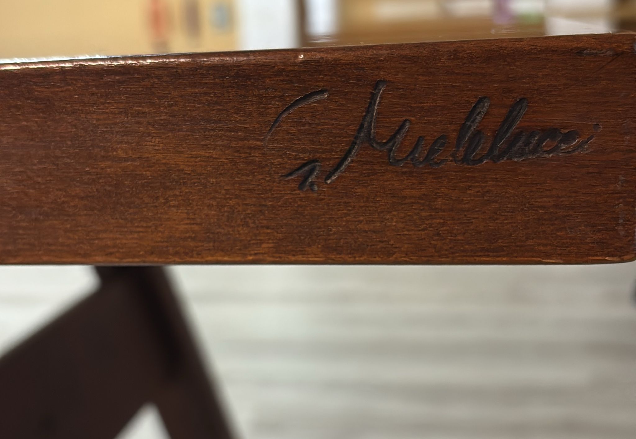 Torbecchia Dining Table by Giovanni Michelucci (1960s) Brand