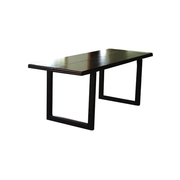 Rectangular extendable wooden table, Luigi Sormani image