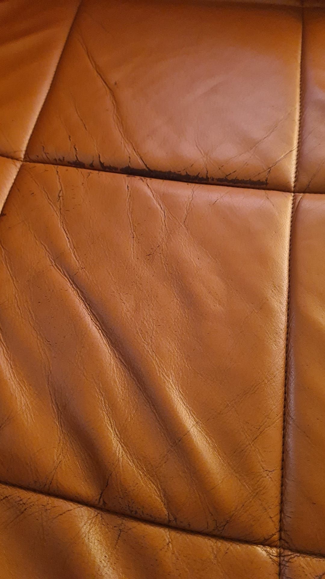 Corner sofa in brown leather 5