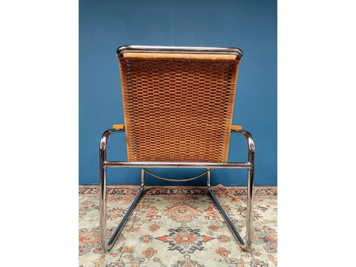 Vintage S35 armchair by Marcel Breuer (1970s), Thonet 12