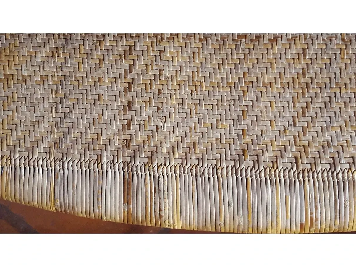 Sedia vintage Chiavarina in legno e paglia (anni '70) 8