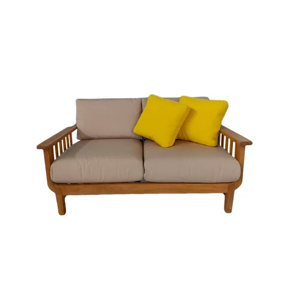 Chelsea 2-Sitzer Gartensofa aus Teakholz 2
