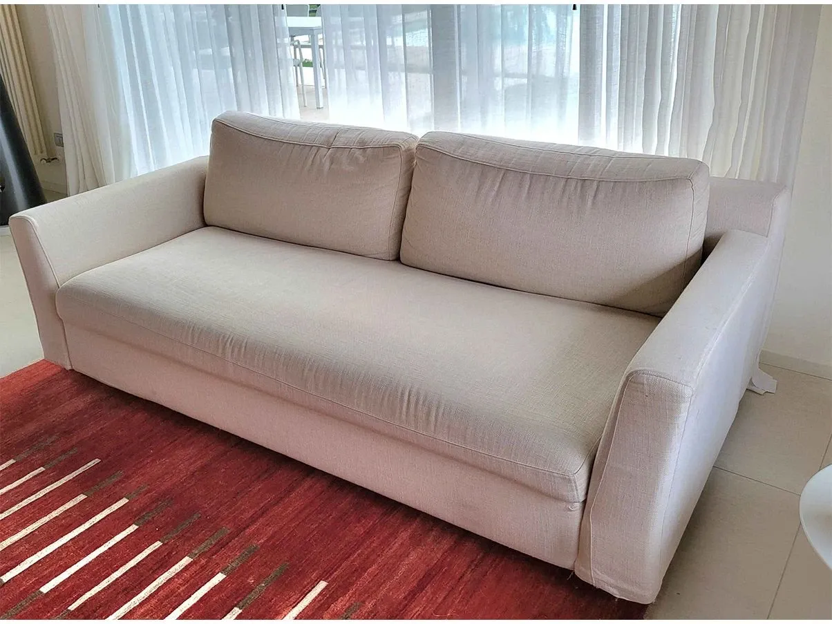 Mister 3 seater sofa by Philip Stark in cotton 4