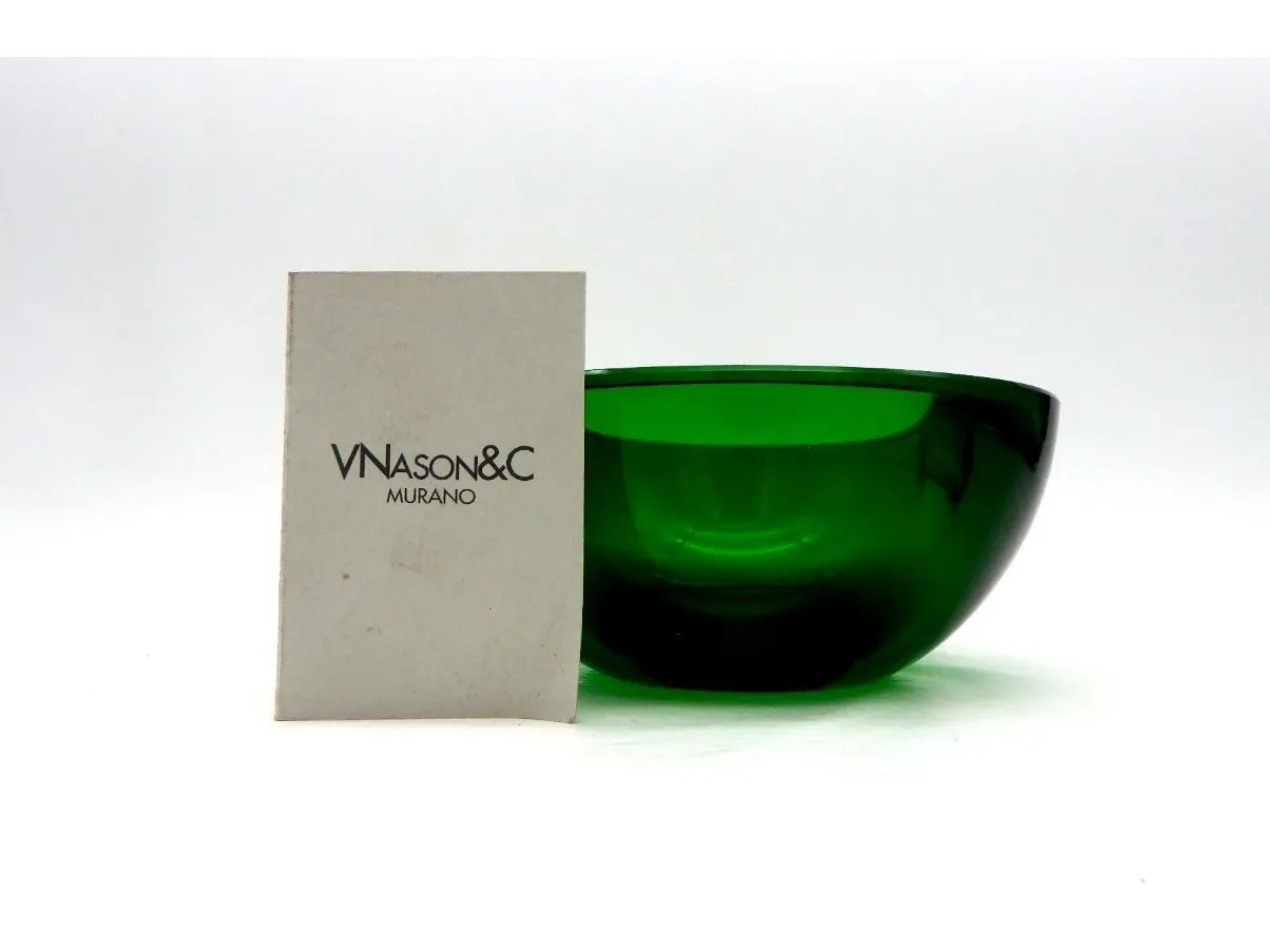 Posacenere in vetro verde, Carlo Nason 4