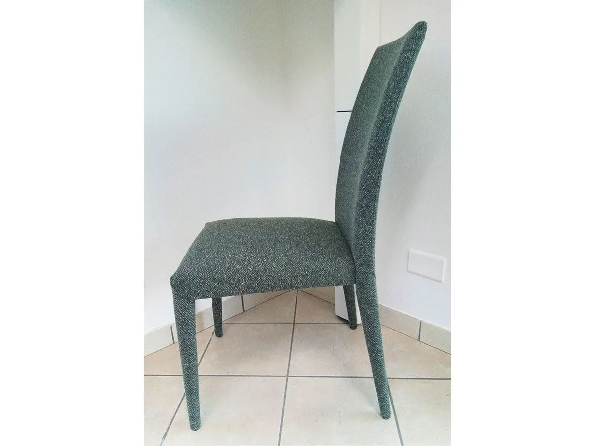 Set 2 sedie Anaïs in legno e tessuto (verde), Calligaris 3