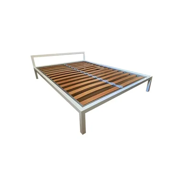 Letto matrimoniale in alluminio di Bruno Fattorini 8