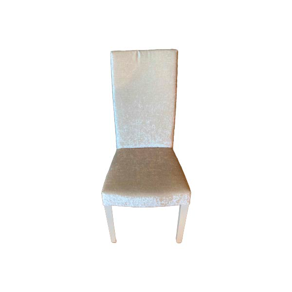 Solid wood and upholstered fabric chair, Betamobili image