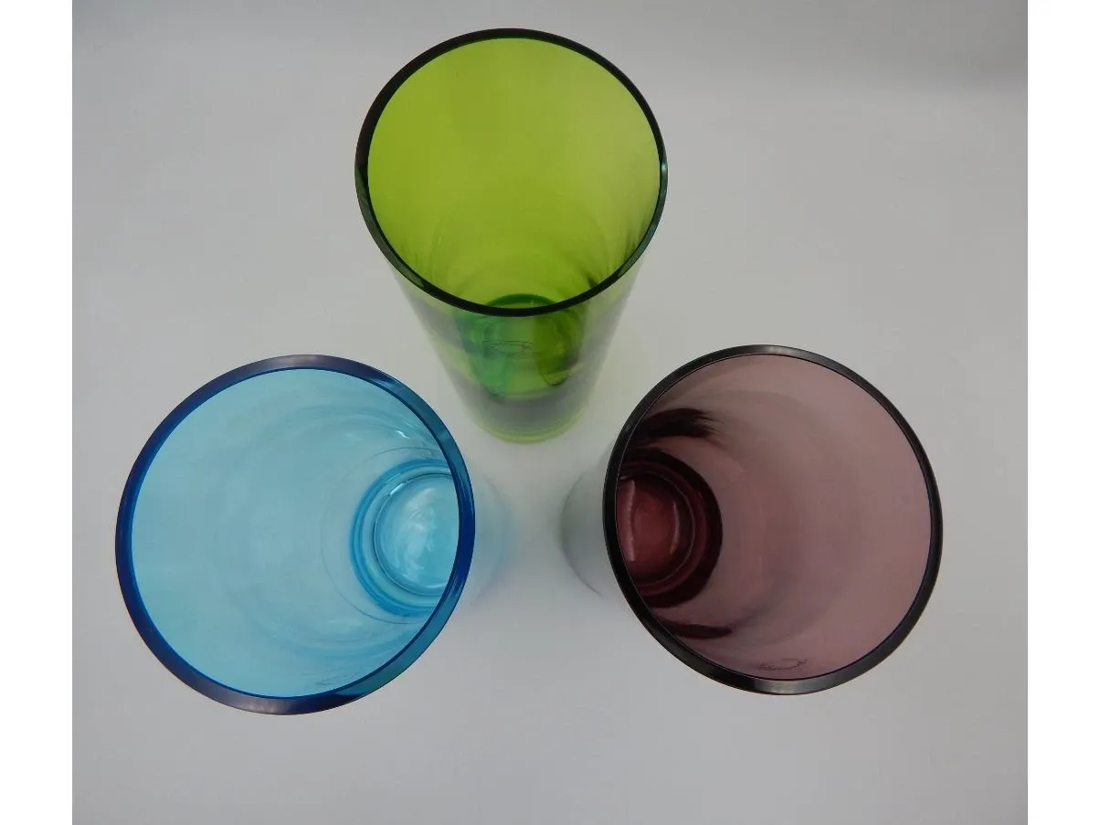 Set 3 vasetti in vetro multicolor, Nason&C 1