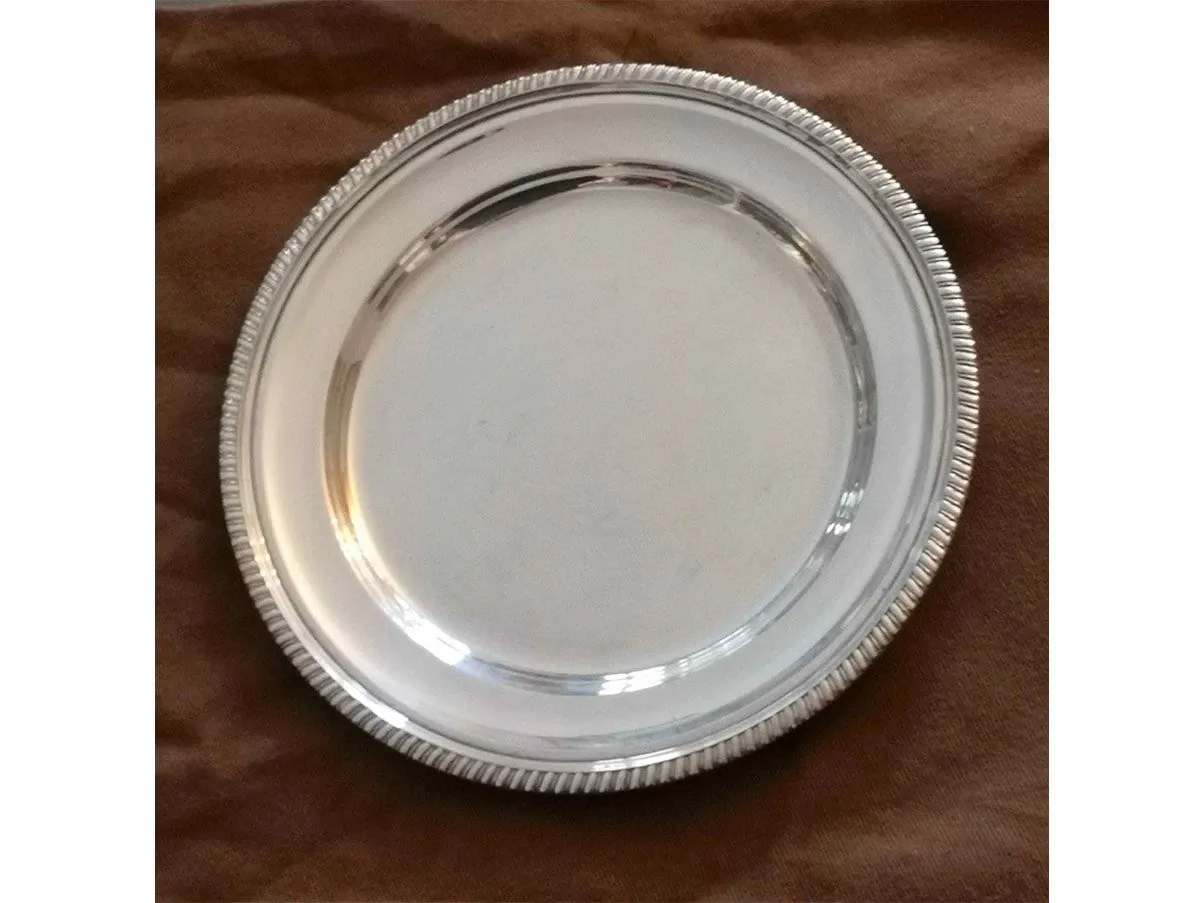 Set 6 Piattini classici in argento 800, Argenteria Miracoli 1