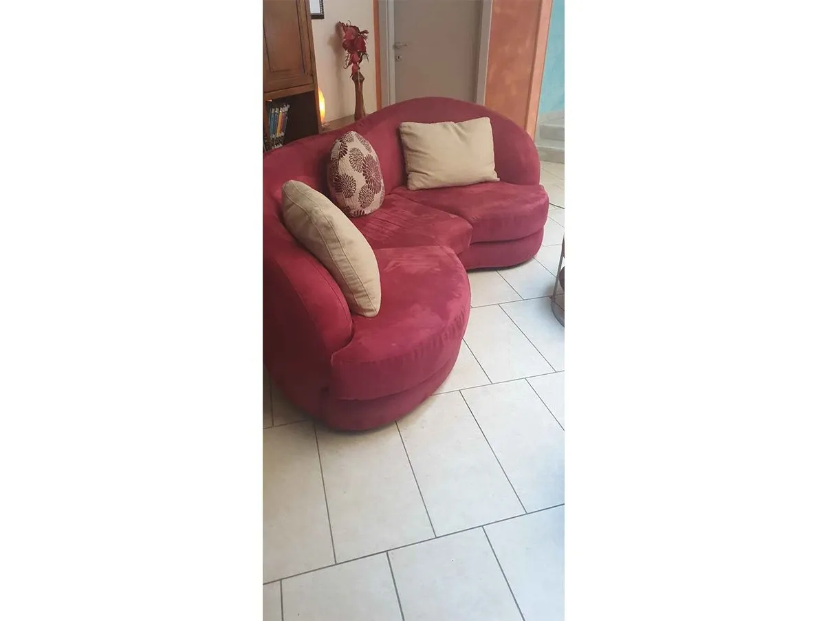 Set divano 3 posti e poltrona Piano in tessuto 4