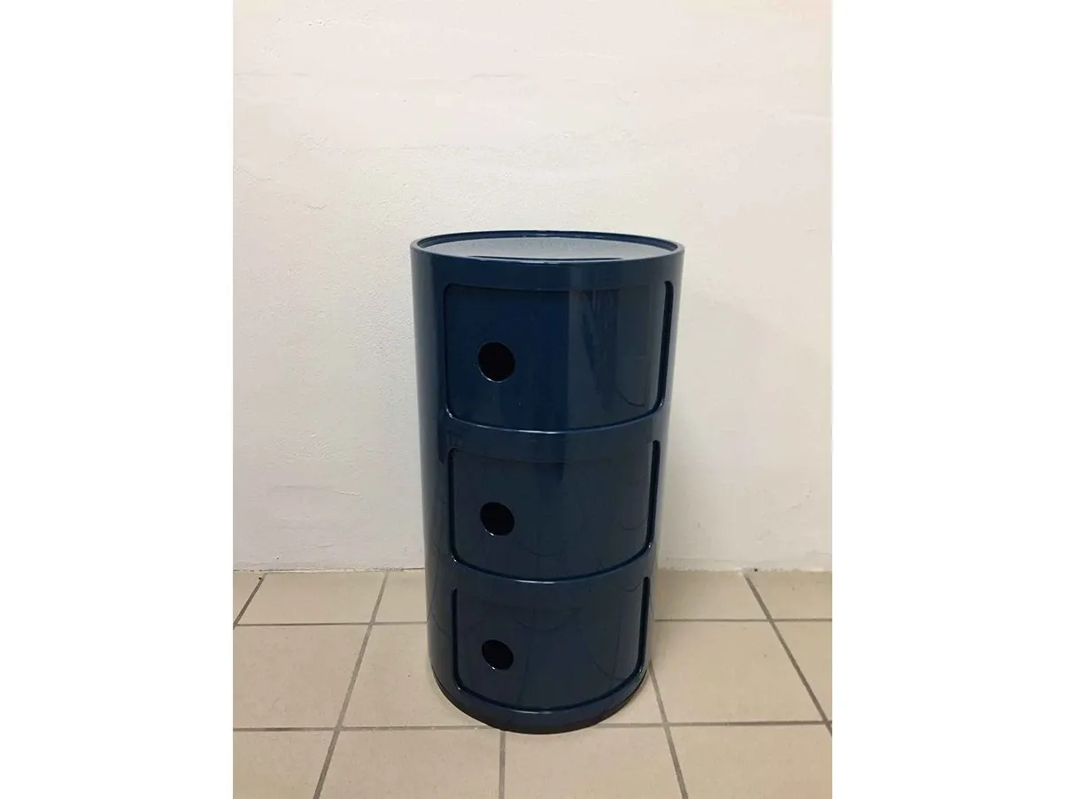 Contenitore Componibile 3 elementi in plastica (blu) 3