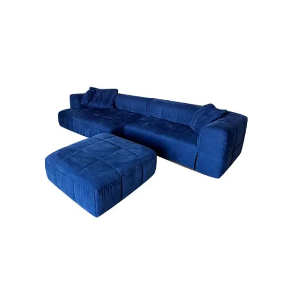 Strips Sofa modular sofa in fabric (blue) 3