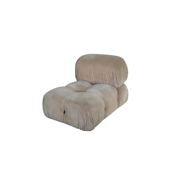 Poltrona Camaleonda in tessuto beige di Mario Bellini, B&B Italia image