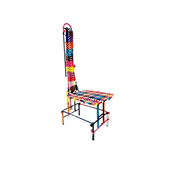 Image of Sedia con schienale alto Giraffa (multicolore), Spazzapan