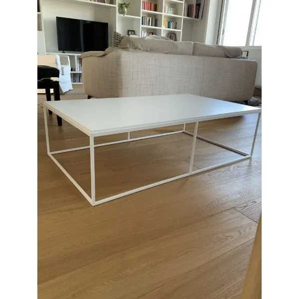 White Turku coffee table, Diotti  image