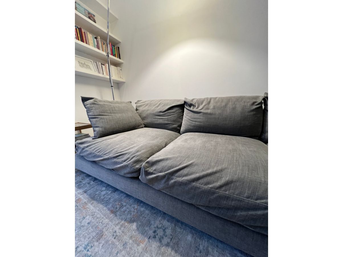 Long Island 05 Stand Alone 3 Seater Sofa Grey Side