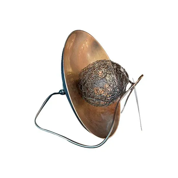 Lampada da parete Padella Fa 22 in alluminio, Icone Luce 