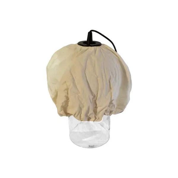 Lucinda table lamp in glass and cotton, Ve-Art image