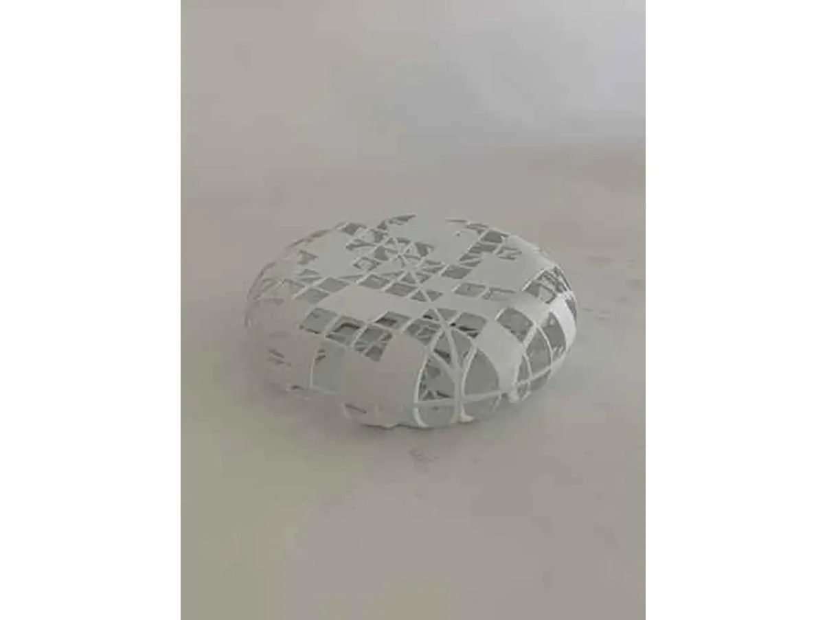 Pouf Osorom di Konstantin Grcic outdoor (bianco) 3