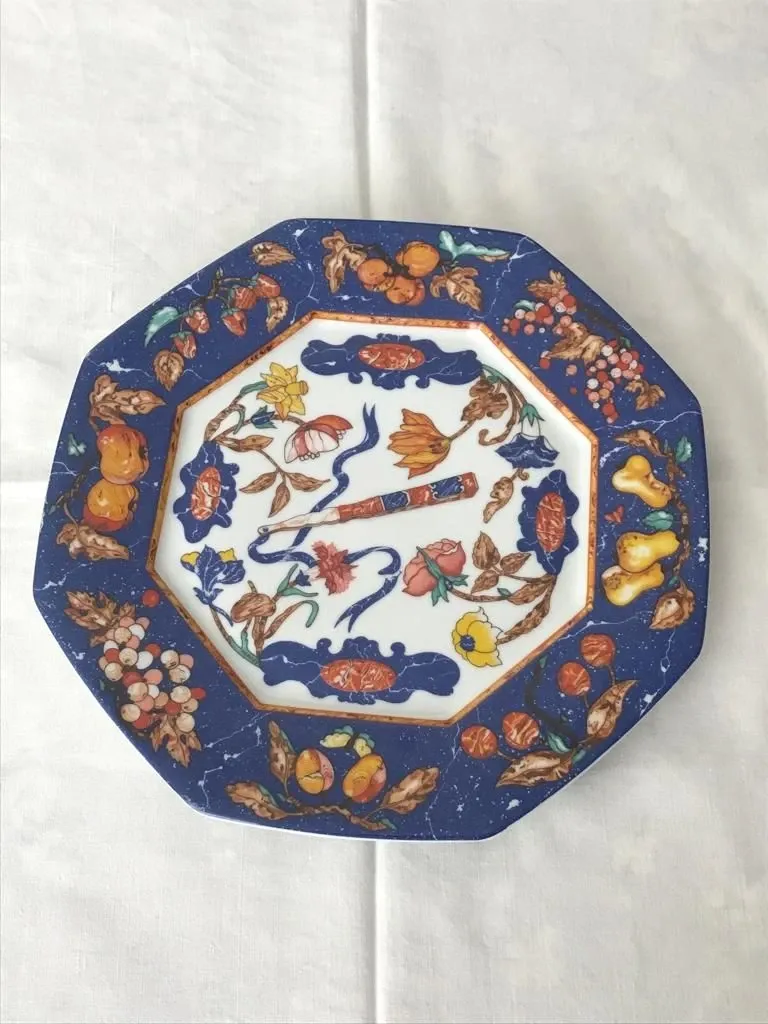Set 4 piatti da portata e 4 da dessert Marqueterie, Hermes 3