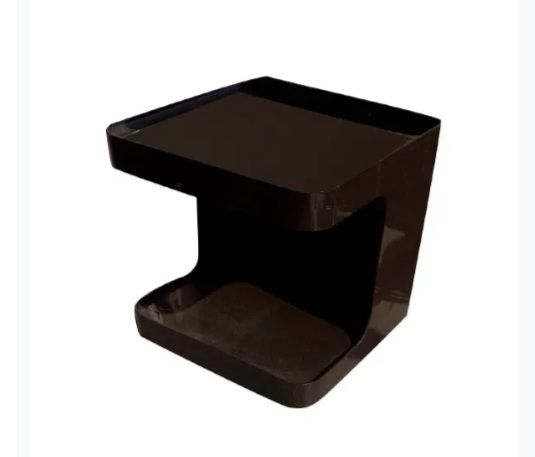 Carrello contenitore in plastica nera  image