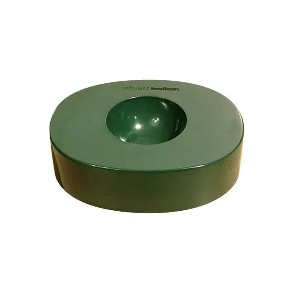 O vintage green ashtray, Olivetti image