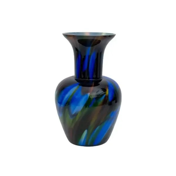 Vintage multicolor Murano glass vase (1970s), image