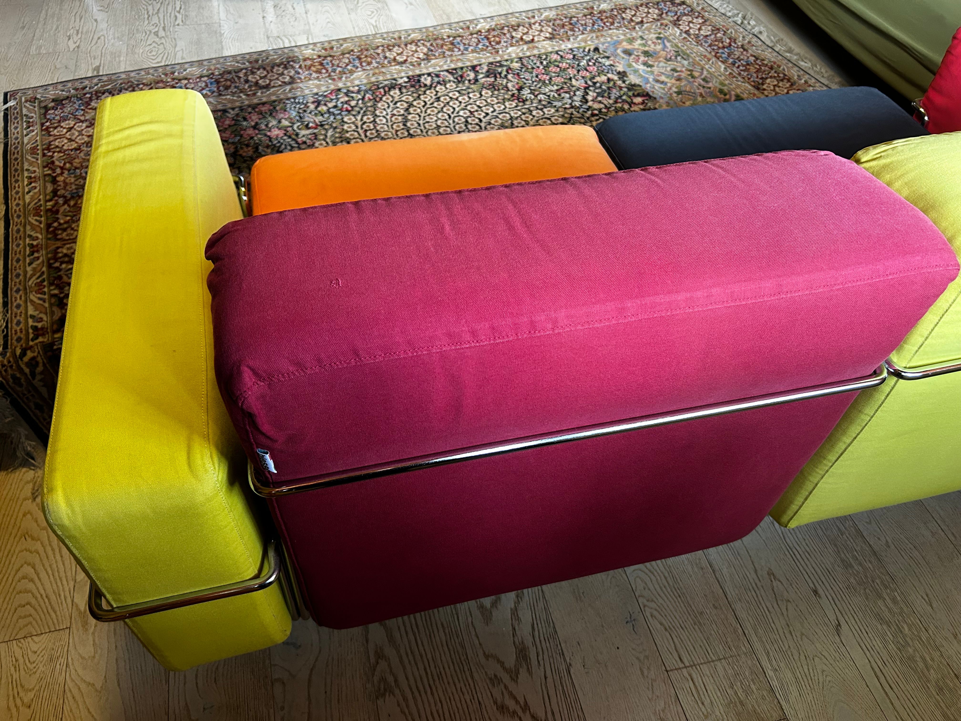 Ipercubik 2 seater sofa multicolored by Pepe Tanzi, Biesse Optional7