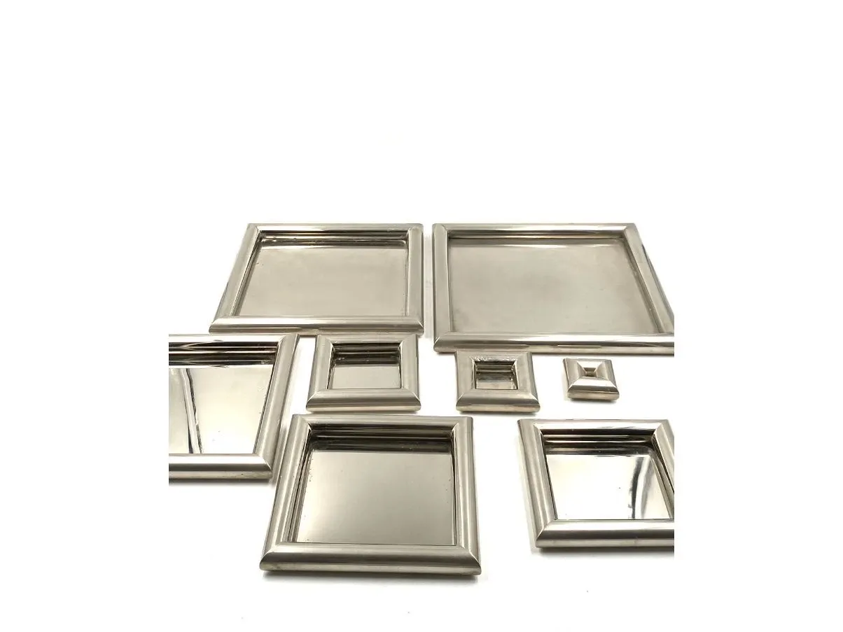 Vintage Stacked Trays Sculpture (1970s) 5