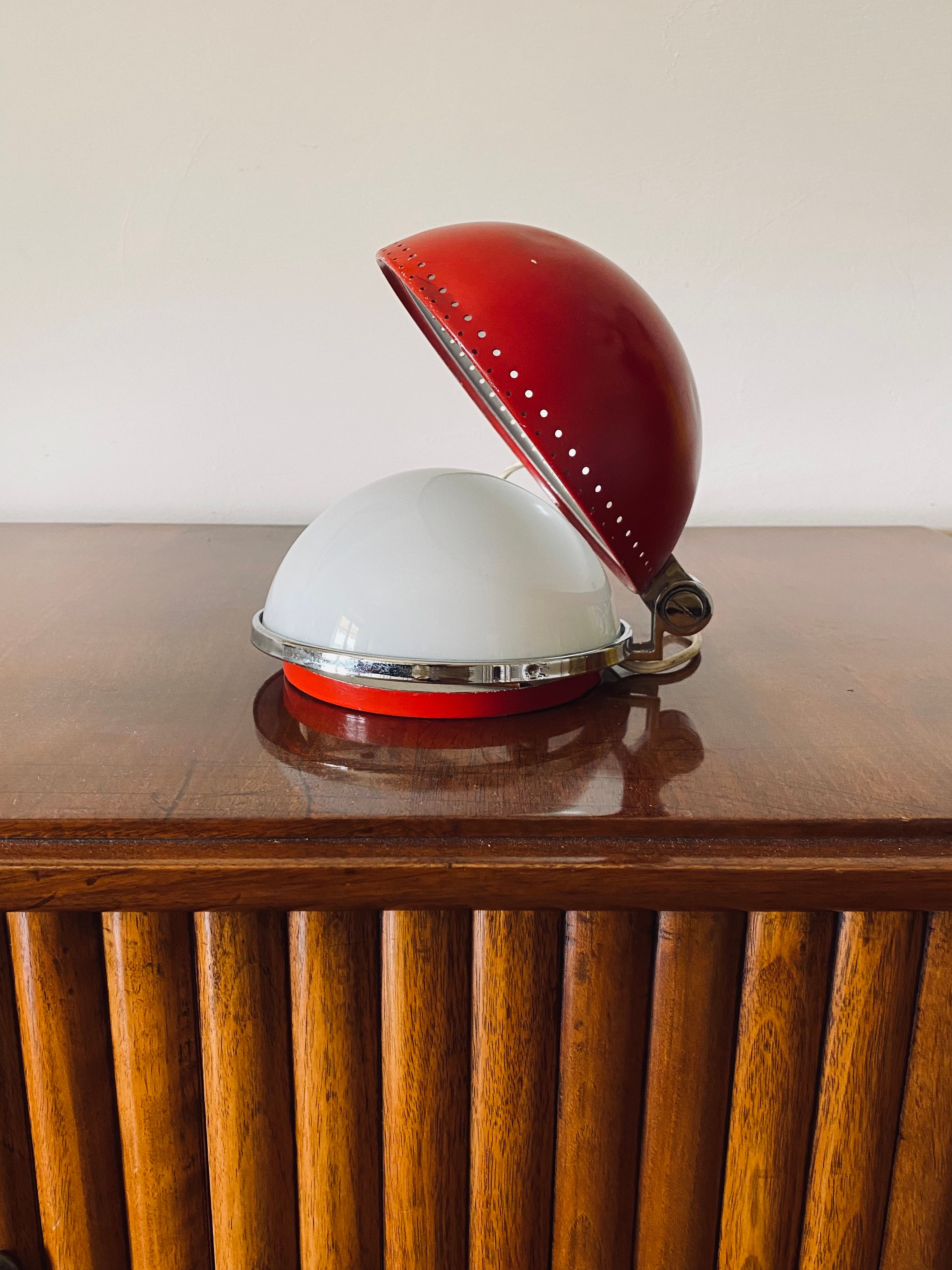 Lampada da tavolo Ostrica vintage (anni'70) 4