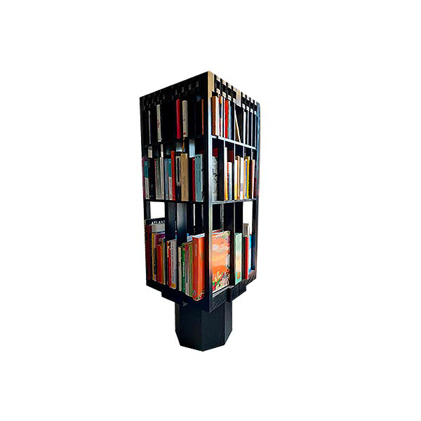 Mackintosh revolving bookcase in wood (black), Cassina image